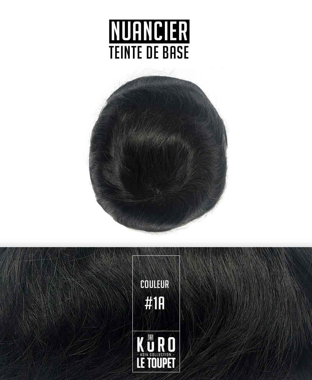 Seiya Complément capillaire 0,08 mm 100% 5 nuancier complément capillaire homme