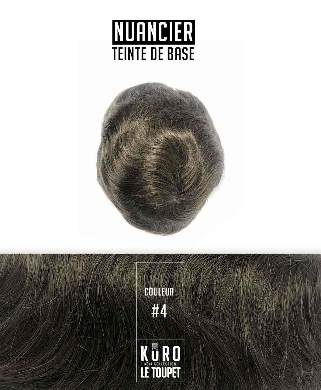 Seiya Complément capillaire 0,08 mm 100% 9 nuancier complément capillaire homme