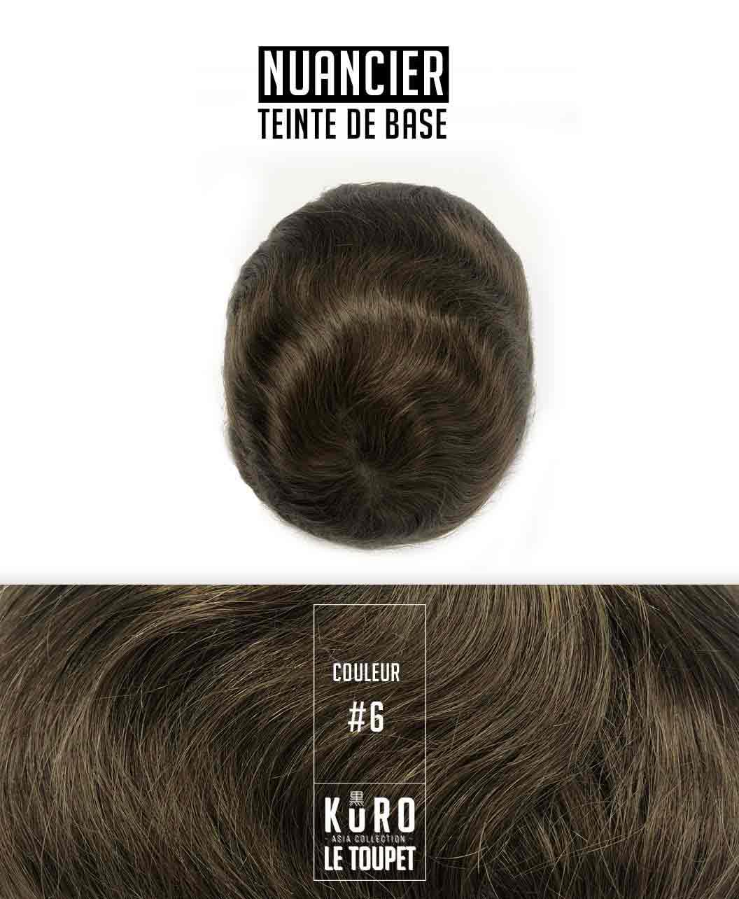 Seiya Complément capillaire 0,08 mm 100% 12 nuancier complément capillaire homme
