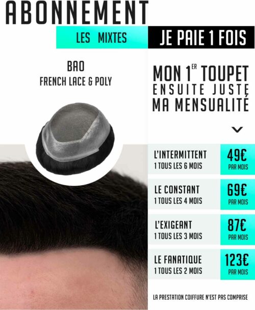 Abonnez-vous aux prothèses capillaires Bao pour une confiance renouvelée 3 Abonnez-vous aux prothèses capillaires Bao pour une confiance renouvelée abonnement bao complement capillaire