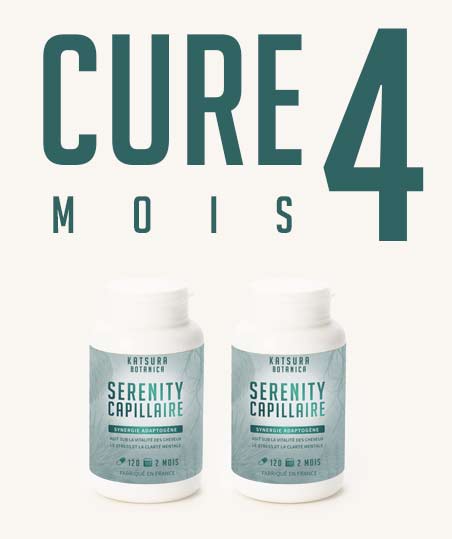 Serenity Capillaire - complément alimentaire contre la chute de cheveux cure 4 mois serenity