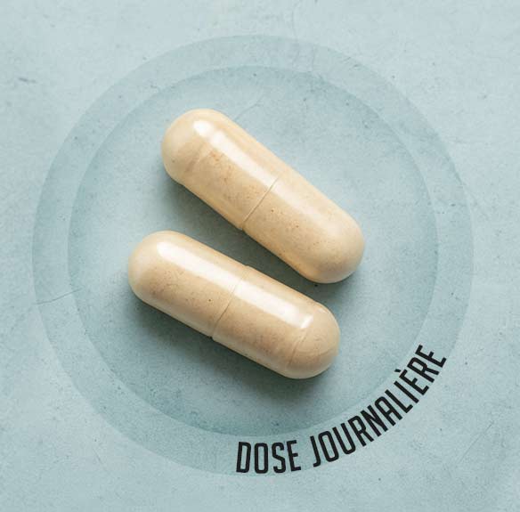 Serenity Capillaire - complément alimentaire contre la chute de cheveux gelule dose journaliere